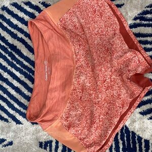 Outdoor Voices Women's Coral and Peach Athletic Shorts